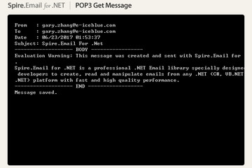 Spire.Email for .NET預覽：產(chǎn)品截圖3
