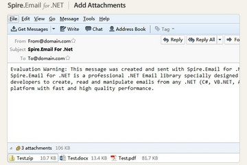 Spire.Email for .NET預覽：產(chǎn)品截圖1