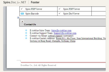 Spire.Doc for .NET預(yù)覽：Spire.Doc for .NET頁面截圖