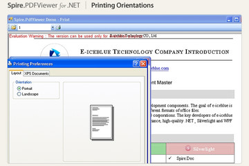 Spire.PDFViewer for .NET预览：界面截图