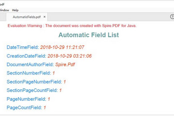 Spire.PDF for Java预览：