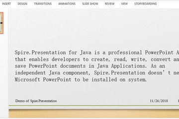 Spire.Presentation for Java预览：