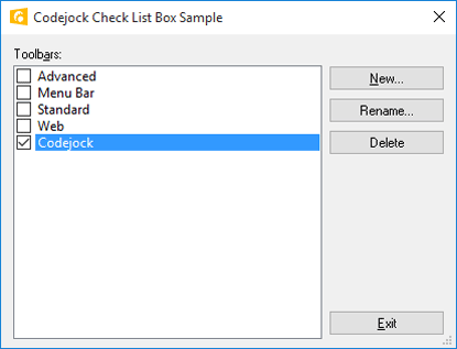 Xtreme Toolkit Pro Controls示例：CheckListBox
