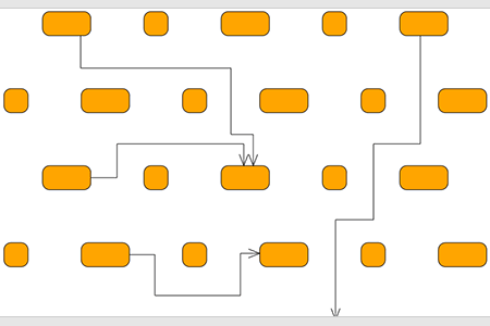 MindFusion.Diagramming for WPF：路由