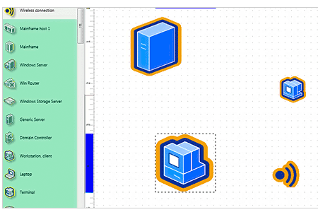 MindFusion.Diagramming for WPF：Visio模板