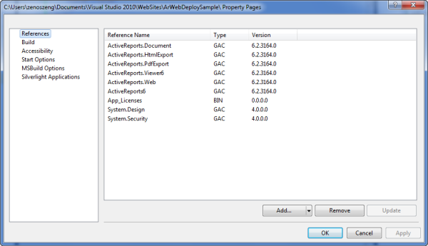 ActiveReports for .NET,报表,部署