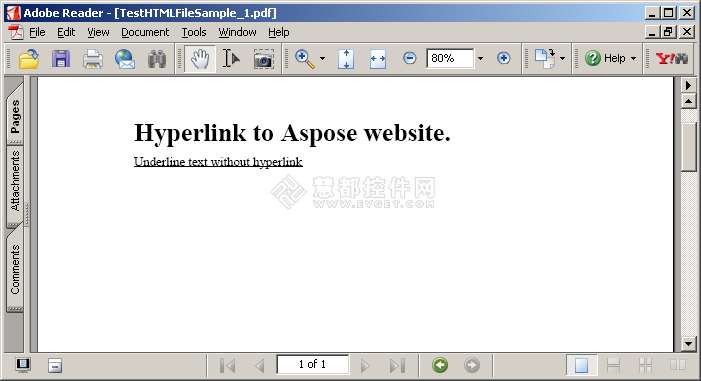 Aspose.Pdf .NET将HTML转换为PDF时如何删除超链接 