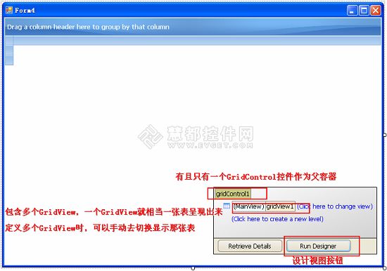 DevExpress GridControl使用教程之表格展示
