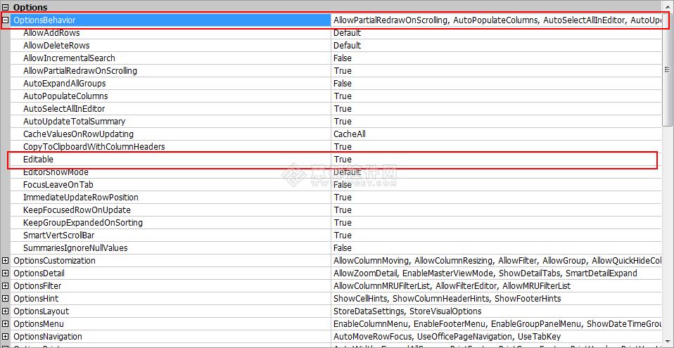 DevExpress GridControl使用教程之表格中的控件