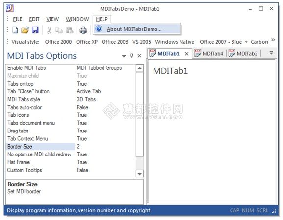 如何使用BCGControlBar v19创建Office2013外观界面和使用体验的应用程序