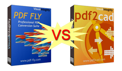 pdf2cad和PDF FLY区别比较