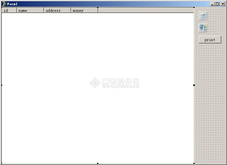 FastReport里TListView数据打印实例