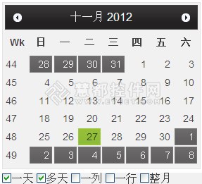 新一代HTML5开发工具Wijmo子控件详解