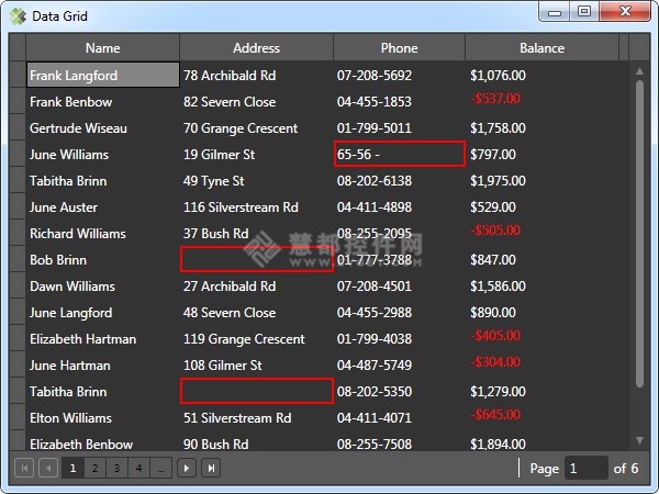 WPF Elements数据网格使用笔记（三）
