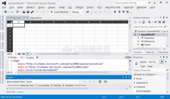 C1发布用于开发Windows Store Apps的Spread WinRT