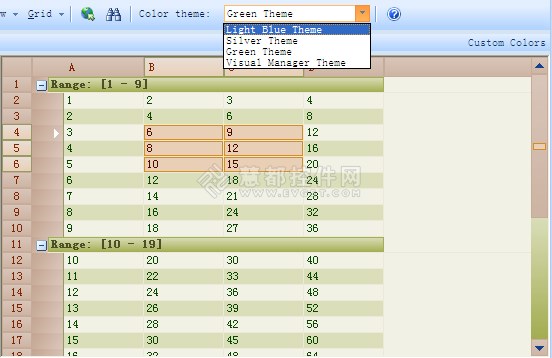 初探BCGControlBar for MFC数据网格DataGrid功能（附示例）