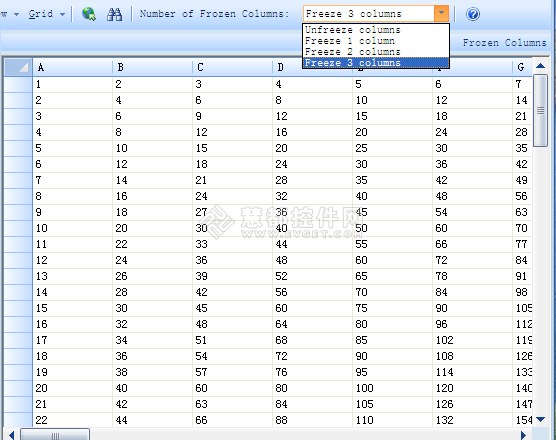 初探BCGControlBar for MFC数据网格DataGrid功能（附示例）