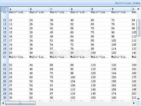 初探BCGControlBar for MFC数据网格DataGrid功能（附示例）