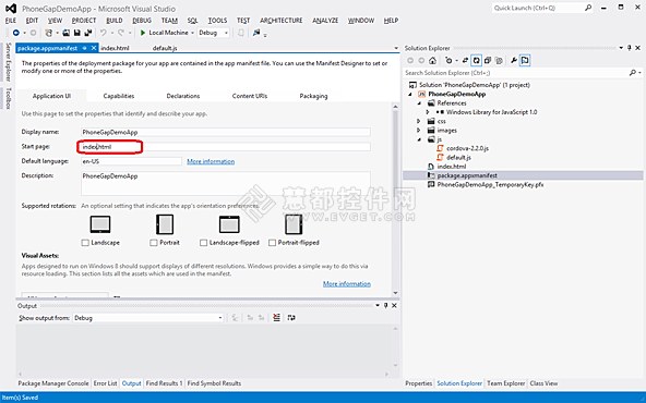 使用PhoneGap创建Windows8应用程序