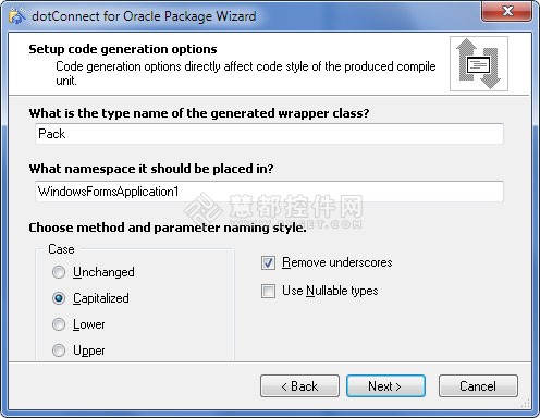 dotConnect for Oracle使用教程：PL/SQL包导航使用