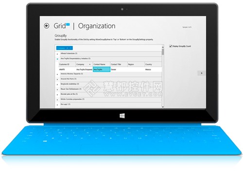 Infragistics发布新的Windows 8 UI/UX工具包