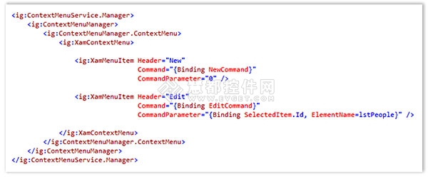 ICommand,上下文菜单,Context Menu