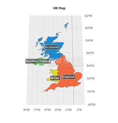 Flash地图控件AnyMap使用教程：将数据附加到地图