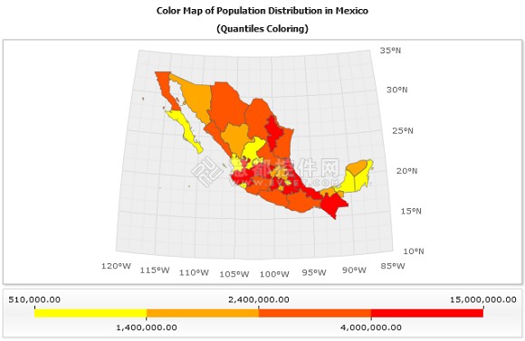 Flash地图控件AnyMap使用教程：Color Swatch控件