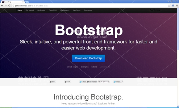 Bootstrap,Twitter,开源前端框架,Github,响应式Web设计工具