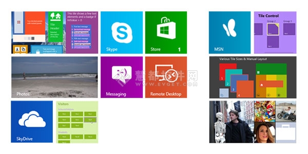TileControl,Componentone Winforms2013v1