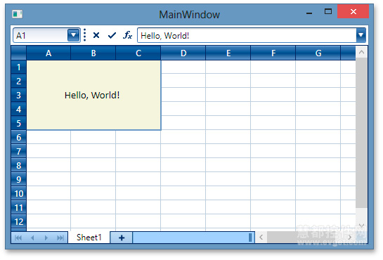 DevExpress WPF 13.2,Hello World