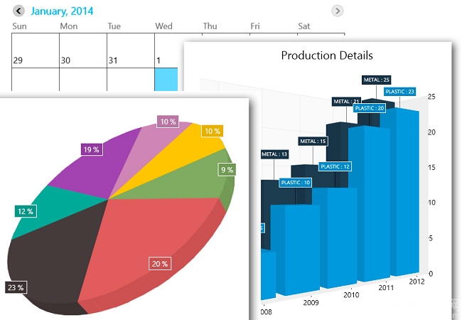 Essential Studio for WinRT(XAML)2013v4 3D图表