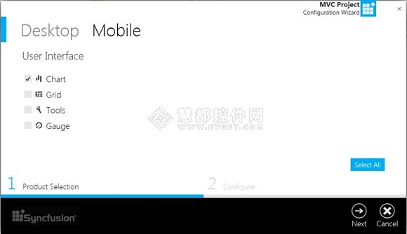如何在移动界面控件Essential Studio for mobile MVC中创建平台应用