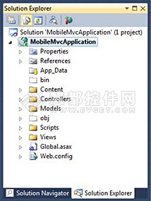 如何添加模型到Essential Studio for mobile MVC的MVC3 ASPX应用中