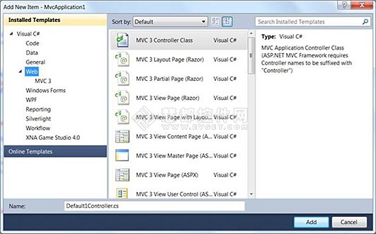 如何添加模型到Essential Studio for mobile MVC的MVC3 ASPX应用中