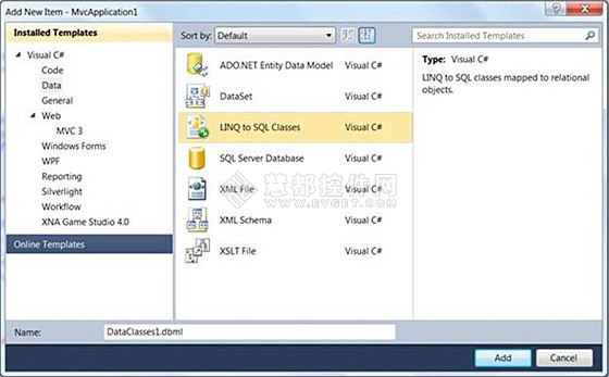 如何添加模型到Essential Studio for mobile MVC的MVC3 ASPX应用中