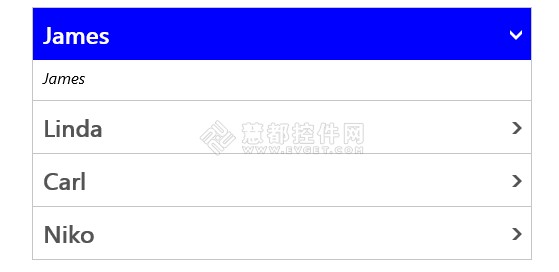 WinRT界面控件Essential Studio使用教程：如何填充项目
