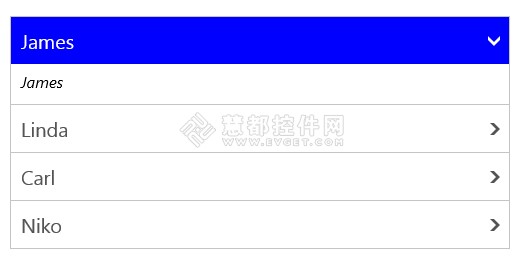 WinRT界面控件Essential Studio使用教程：选择模式