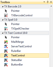 如何使用文字处理控件TX Text Control合并条形码