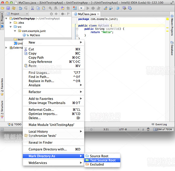 Java开发工具IntelliJ IDEA使用教程：单元测试和代码覆盖率