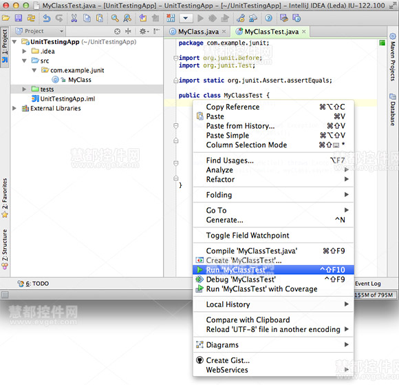 Java开发工具IntelliJ IDEA使用教程：单元测试和代码覆盖率