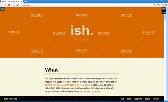 Ish.,响应式网页测试工具