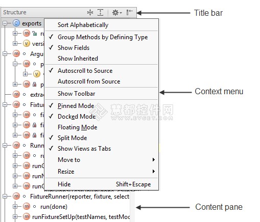 JavaScript开发工具WebStorm教程：WebStorm工具窗口