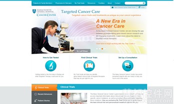 2013年11月十佳Kentico内容管理网站之Massachusetts General Hospital Targeted Cancer Care Center 