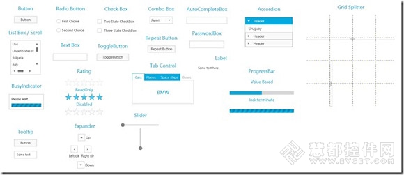 Metro Light主题,NetAdvantage-for-WPF/Silverlight