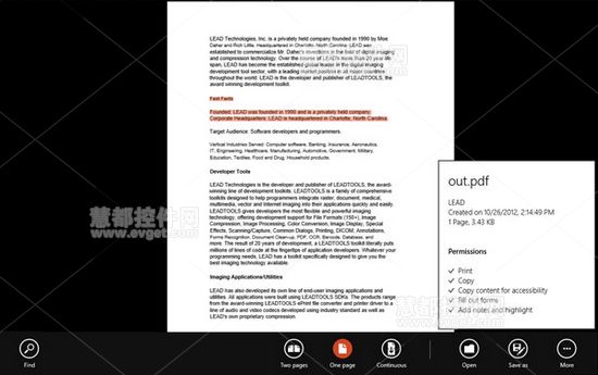 LEADTOOLS WinRT OCR 代码示例