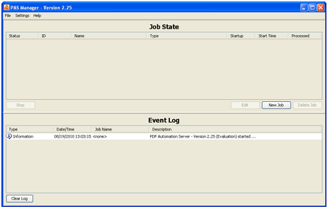 PDF文件处理工具软件PDF Automation Server(PAS)的安装及运行
