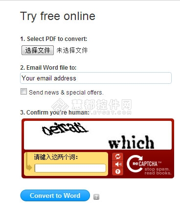 Convert PDF to Word