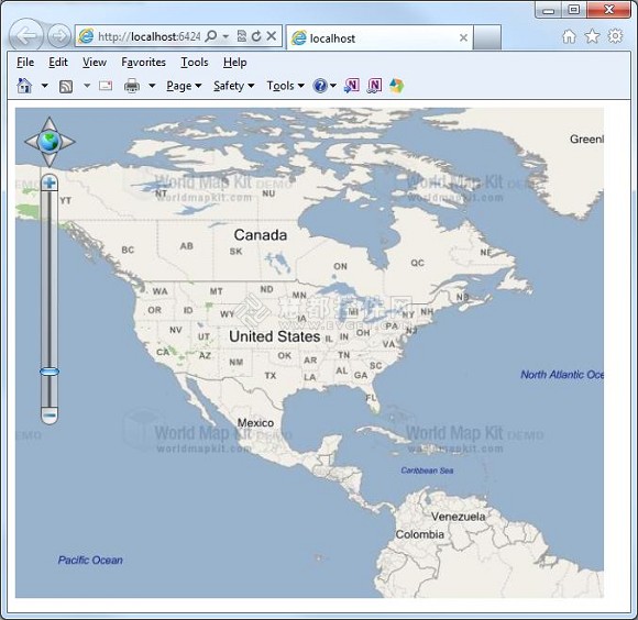 移动GIS控件Map Suite MVC使用教程：GIS示例"Hello World"之如何显示地图 