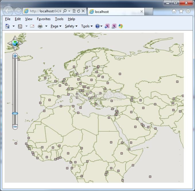 移动GIS控件Map Suite MVC使用教程：GIS示例